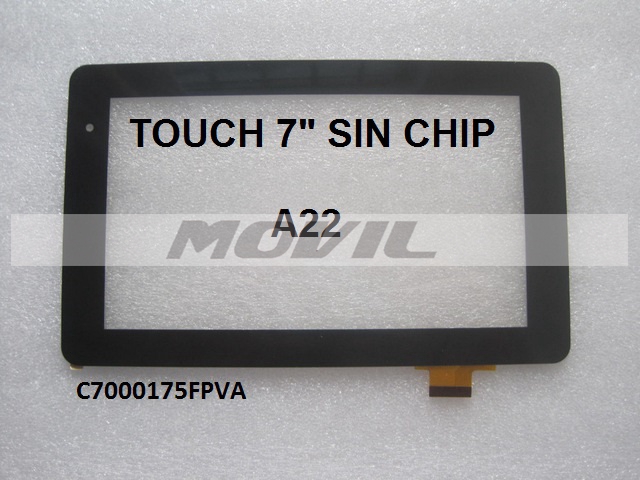 Touch tactil para tablet flex 7 inch SIN CHIP A22 C7000175FPVA